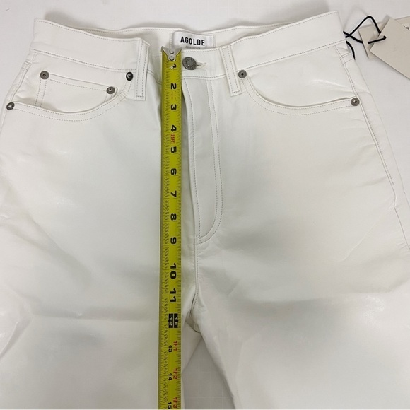 FLAW AGOLDE Recycled Leather 90's Pinch Waist in Lace Size 28 - Picture 13 of 14